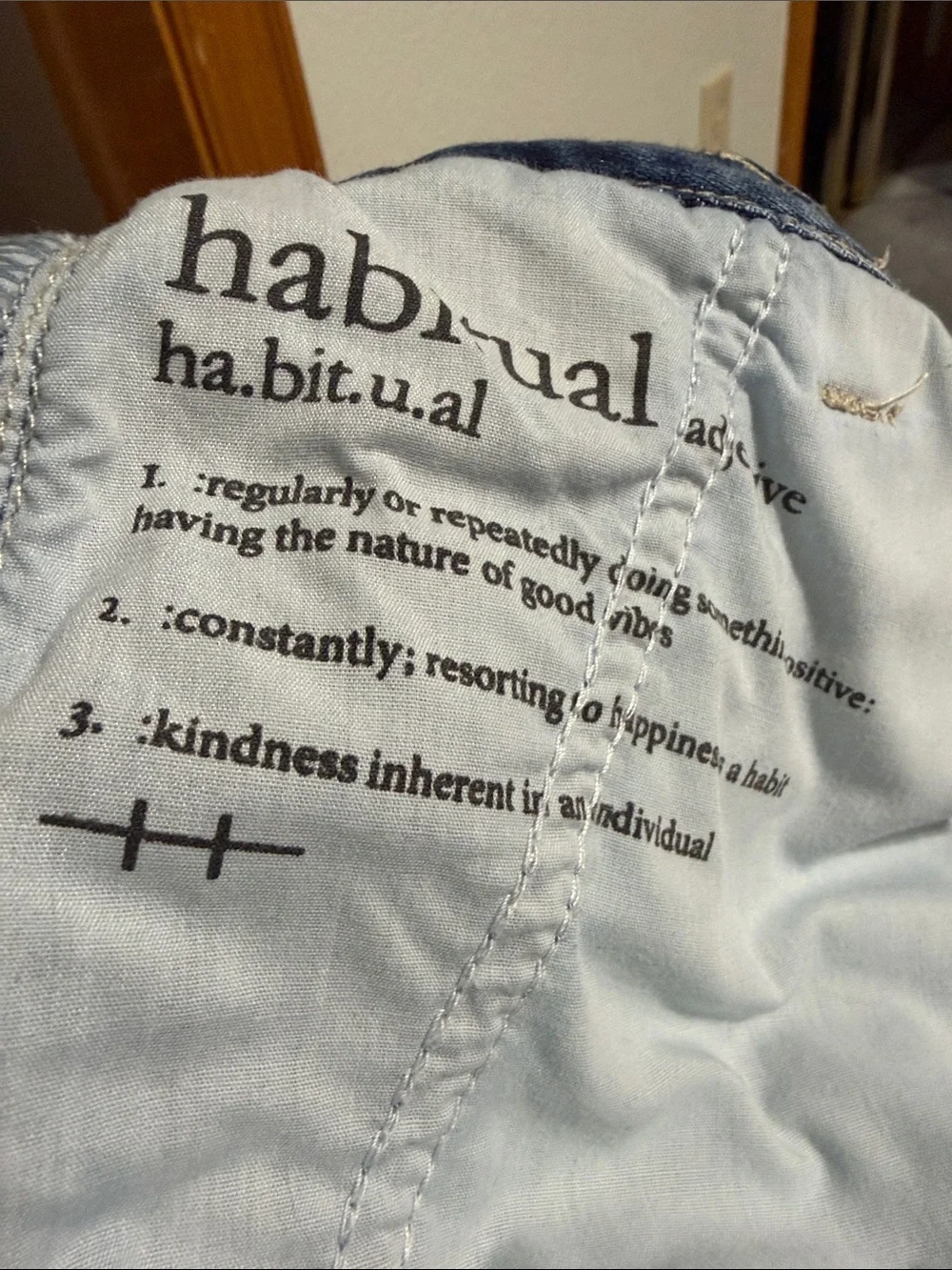 Habitual Light Wash Blue Denim Bermuda Shorts Size 8 - Picture 5 of 5